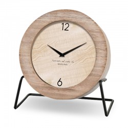 Reloj de mesa en madera...